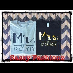 🤵🏻Mr. and Mrs. 👰🏻 Shirts